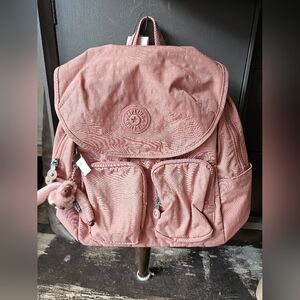 Kipling Backpack Fiona Rose Gold New W Tags